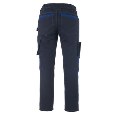 Kalhoty MASCOT® Erlangen, černá modrá/corn blue