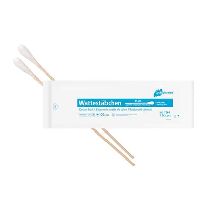 Vatové tampony, sterilně balené, délka: 15 cm