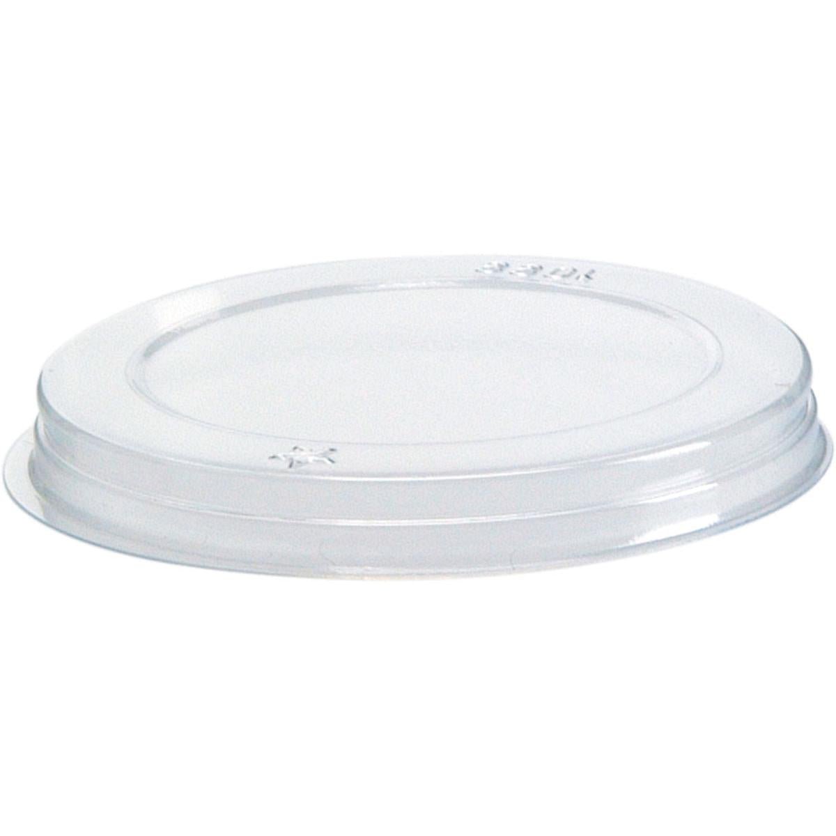 Průhledné víko PS od společnosti Duni GmbH je ploché, kulaté s vyvýšeným okrajem a dokonale pasuje na nádobu 127730. Perfektní jako obalové řešení pro gastronomii. Balení obsahuje 3400 kusů.