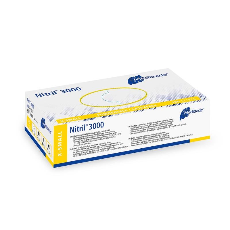 Nitrilové rukavice Meditrade Nitril® 3000