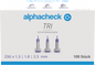 Bezpečnostní lancety Alphacheck TRI 23G | Balení (100 kusů)