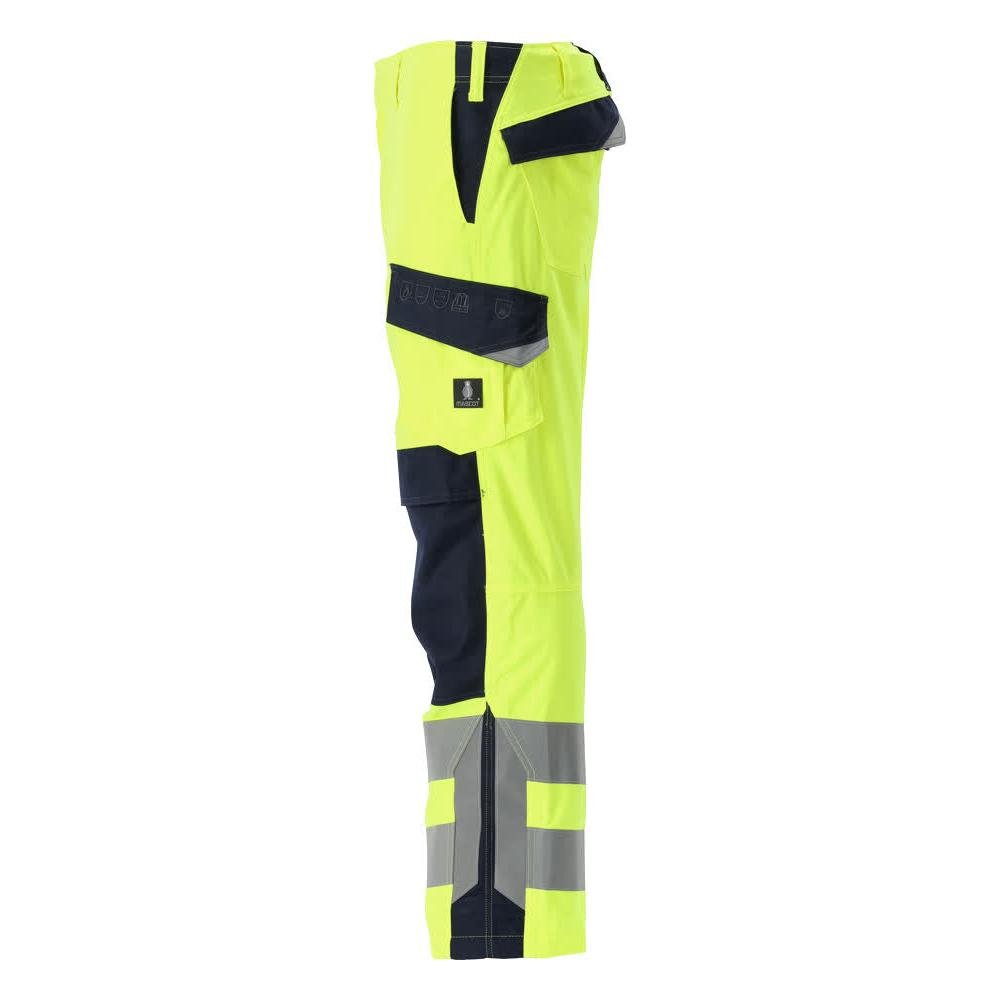 Kalhoty MASCOT® Arbon Multisafe, hivis žlutá/černo-modrá