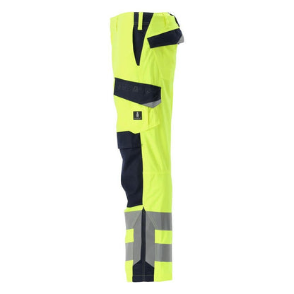 Kalhoty MASCOT® Arbon Multisafe, hivis žlutá/černo-modrá