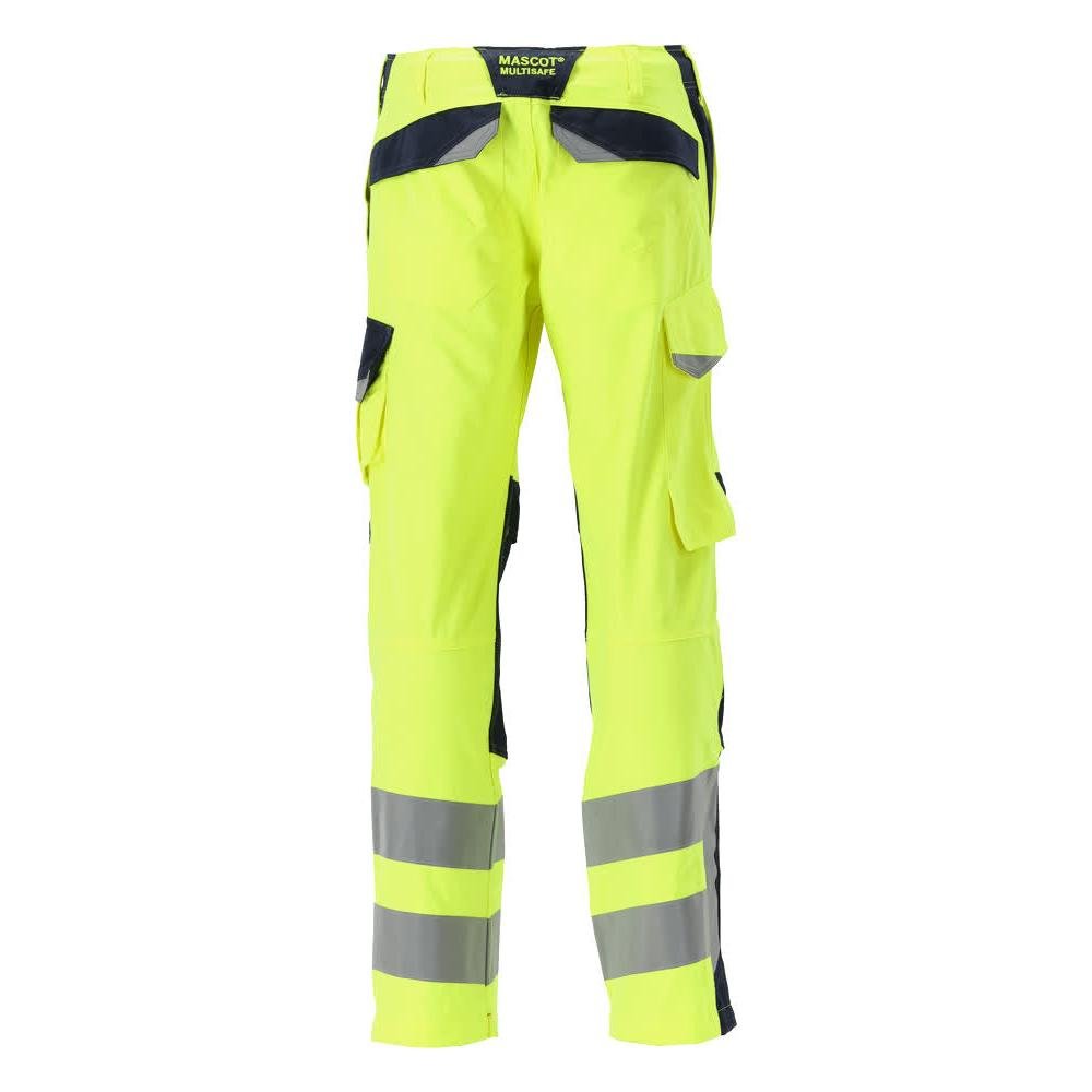 Kalhoty MASCOT® Arbon Multisafe, hivis žlutá/černo-modrá