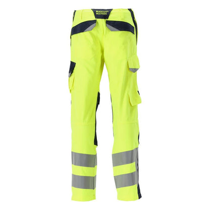 Kalhoty MASCOT® Arbon Multisafe, hivis žlutá/černo-modrá