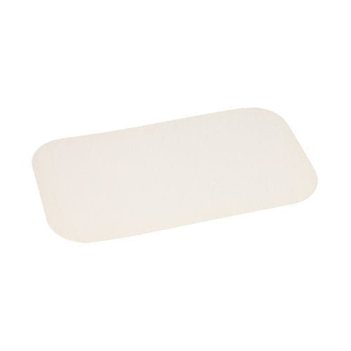 Starpak 50 vkládacích víček jsou obdélníková, krémová, PP-potahovaná vkládací víčka (21,8 x 12,3 cm) se zaoblenými rohy na bílém podkladu. Balení obsahuje 50 kusů ve smršťovací fólii.