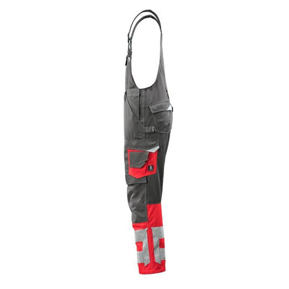 Montérky MASCOT® Sunderland, tmavě antracitová/hi-vis červená