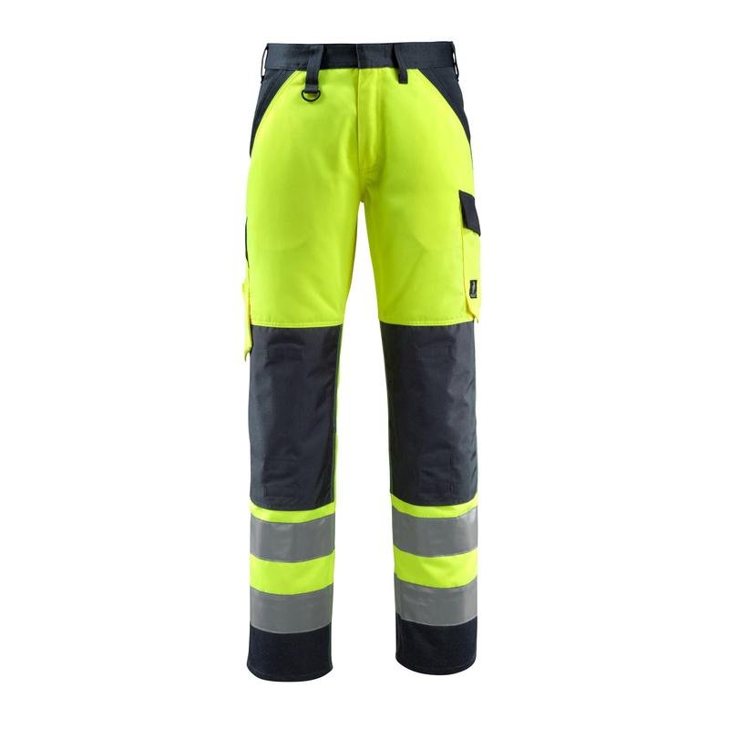 Kalhoty MASCOT® Maitland, hivis žlutá/černo-modrá