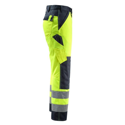 Kalhoty MASCOT® Maitland, hivis žlutá/černo-modrá