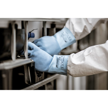 NITRAS BLUE POWER GRIP, rukavice na ochranu proti chemikáliím, modré