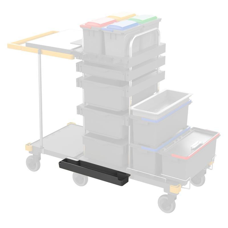 Podložka na mop VERMOP včetně držáku, antracit, 52 x 12 x 6 cm