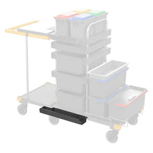 Podložka na mop VERMOP včetně držáku, antracit, 52 x 12 x 6 cm