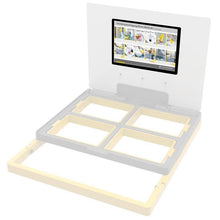 Kryt držáku pracovního plánu VERMOP, 31 x 23 x 0,3 cm