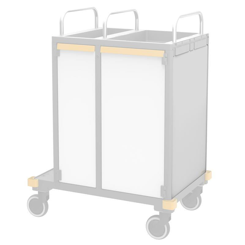VERMOP boční stěna Platinum White, 714 x 497 x 3 cm | 1 kus 