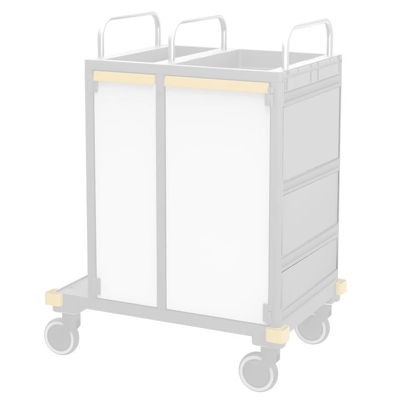 VERMOP boční stěna multi wall Platinum white, 497 x 174 x 3 cm