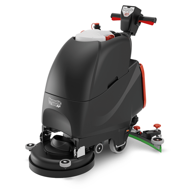 Bateriový mycí stroj Numatic TTB3045NX-R/2 vč. TenTec kartáč červený a nabíječka | Balení (1 kus)