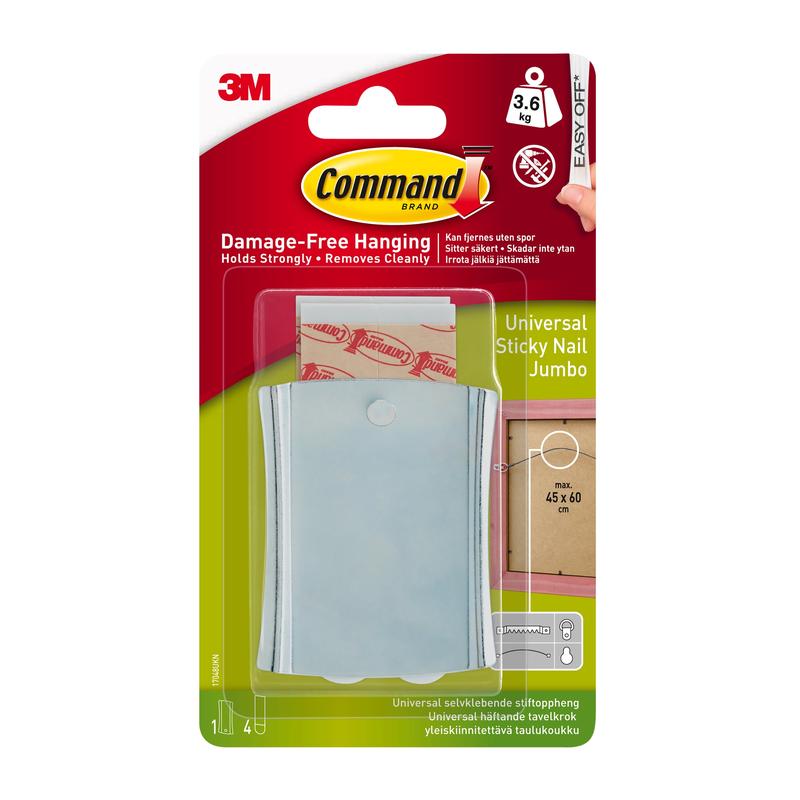 Command™ Universal Adhesive Nail XL 17048 | Taška (4 kusy)