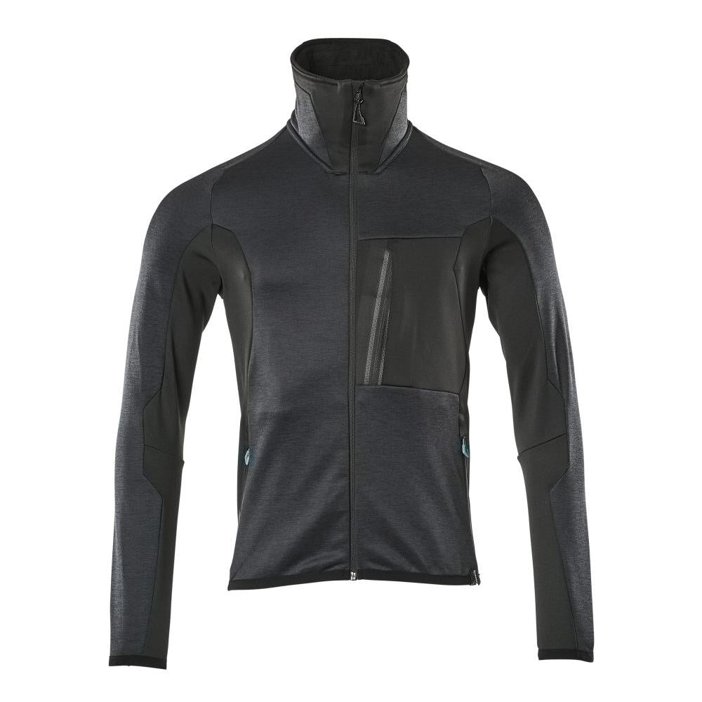 Fleece pulovr s mikrofleecovou bundou na zip