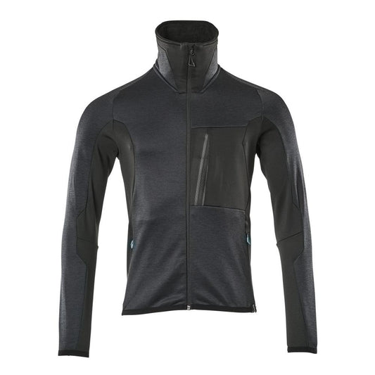 Fleece pulovr s mikrofleecovou bundou na zip