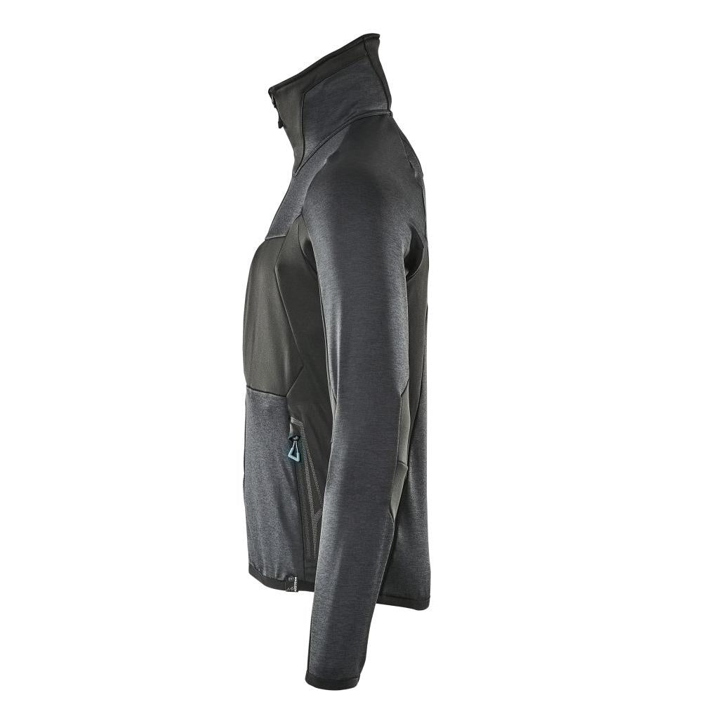 Fleece pulovr s mikrofleecovou bundou na zip