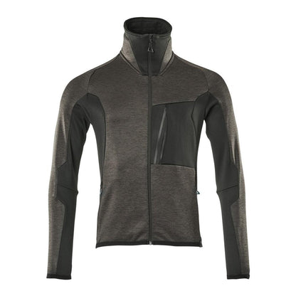 Fleece pulovr s mikrofleecovou bundou na zip