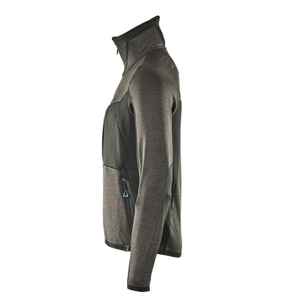 Fleece pulovr s mikrofleecovou bundou na zip