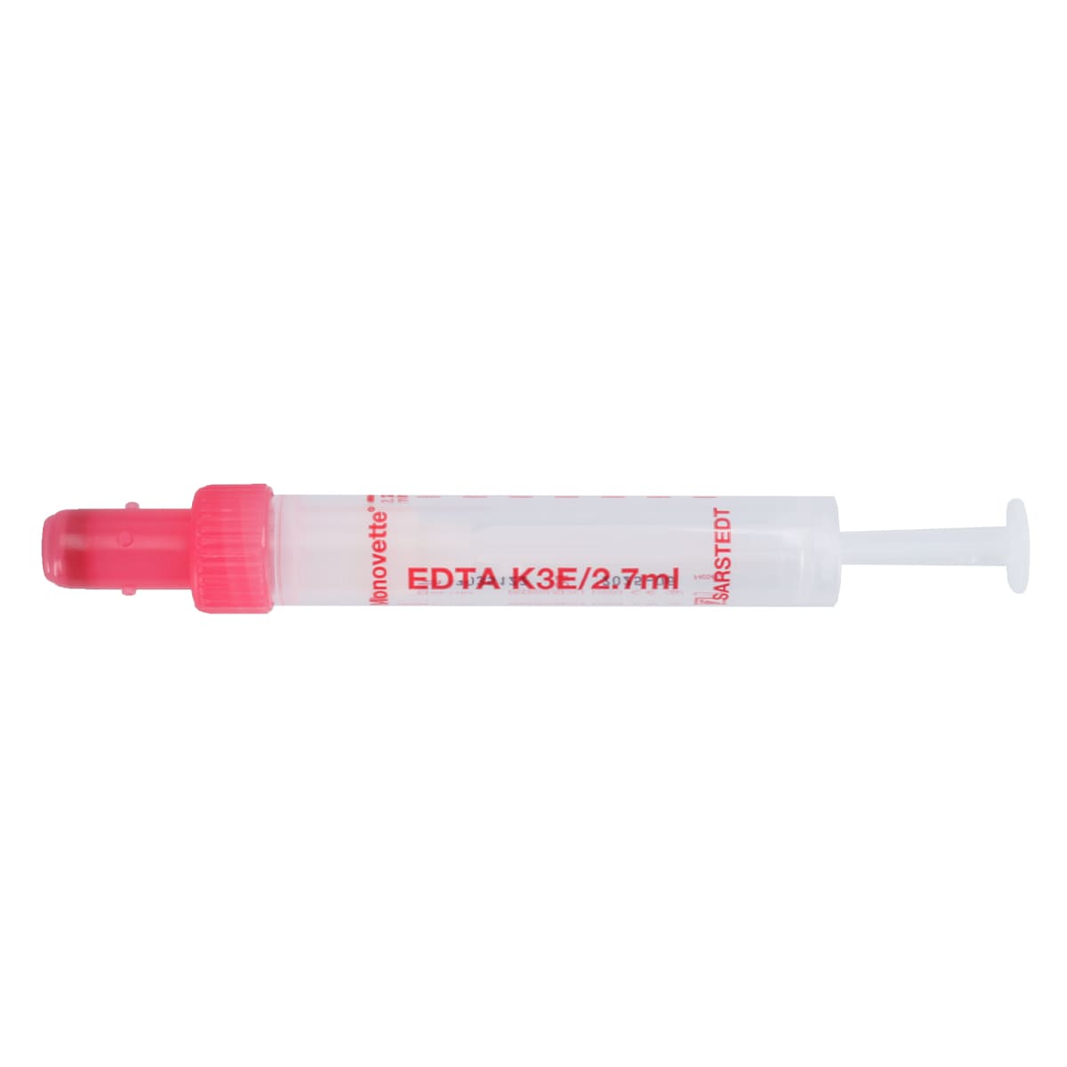 S-Monovettes, s papírovým štítkem, fialový uzávěr, 2,7ml hematologie draslík/EDTA | Balení (500 kusů)
