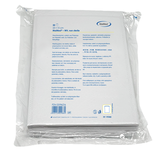 Mycí rukavice MaiMed, nesterilní, vyrobená z fleecu