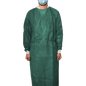 MaiMed-Coat Protect Comfort, ochranný plášť z fleecu s bavlněnými manžetami, d.-zelená, délka 136cm, 10 kusů/bal. | Balení (10 kusů)