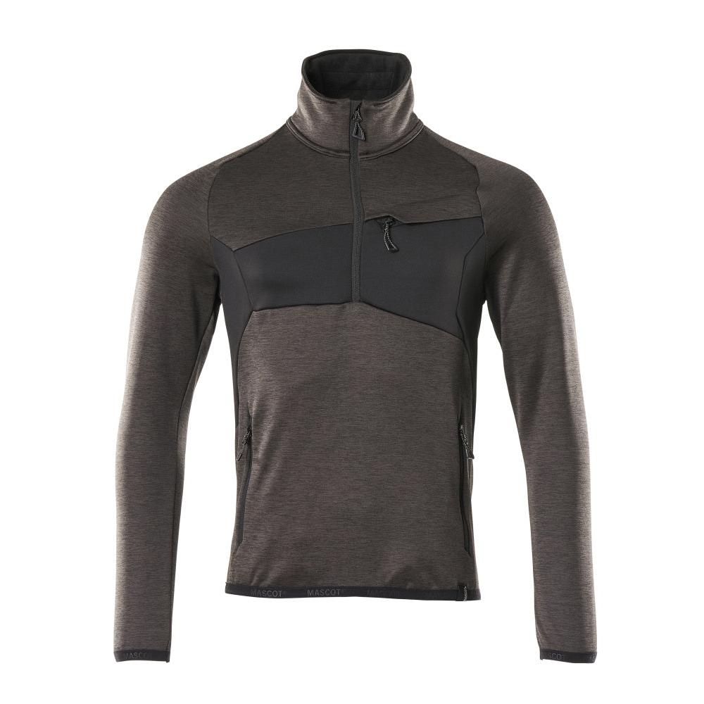 Fleece svetr s krátkým zipem mikrofleecová bunda
