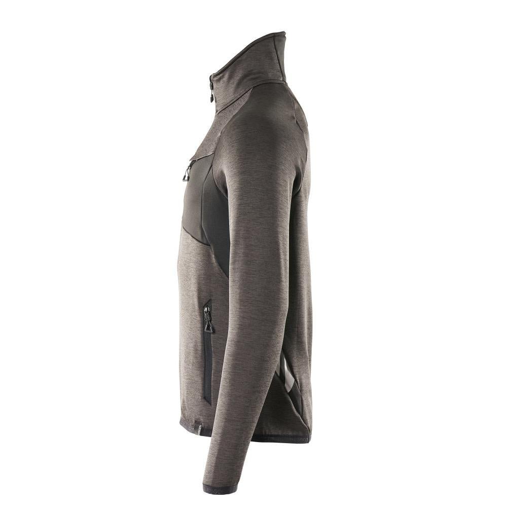 Fleece svetr s krátkým zipem mikrofleecová bunda