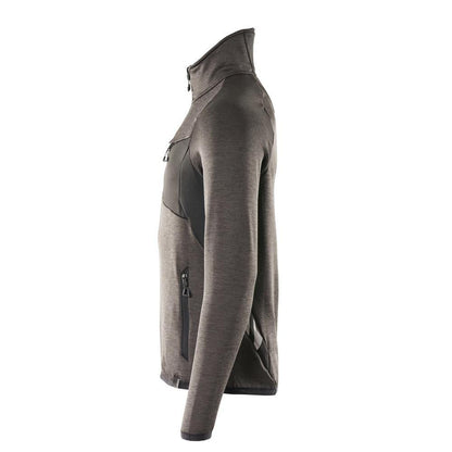 Fleece svetr s krátkým zipem mikrofleecová bunda