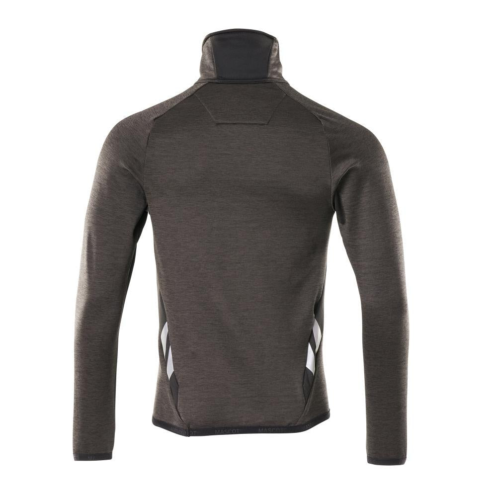 Fleece svetr s krátkým zipem mikrofleecová bunda