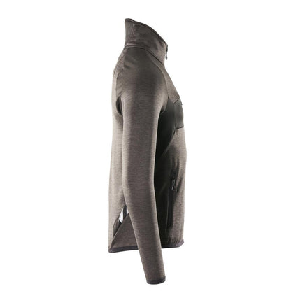 Fleece svetr s krátkým zipem mikrofleecová bunda