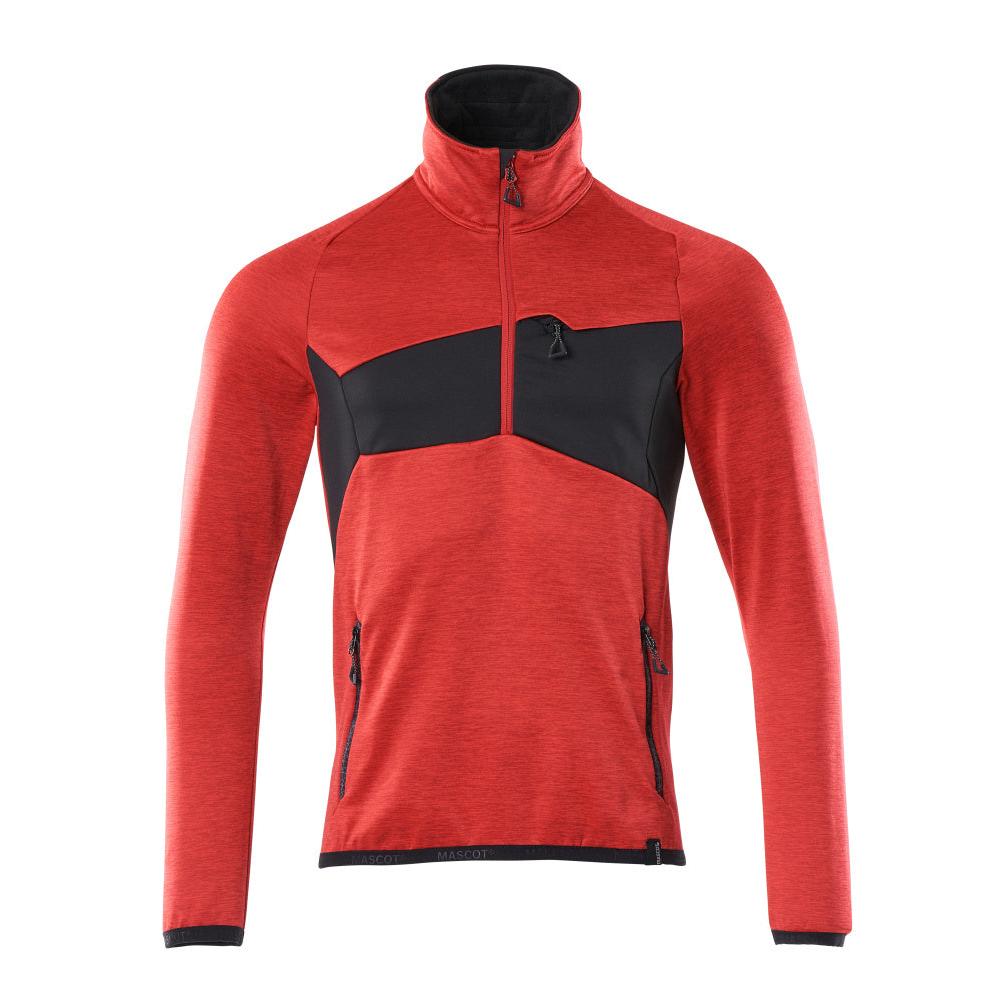 Fleece svetr s krátkým zipem mikrofleecová bunda