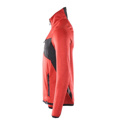 Fleece svetr s krátkým zipem mikrofleecová bunda