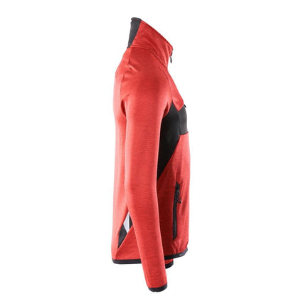 Fleece svetr s krátkým zipem mikrofleecová bunda