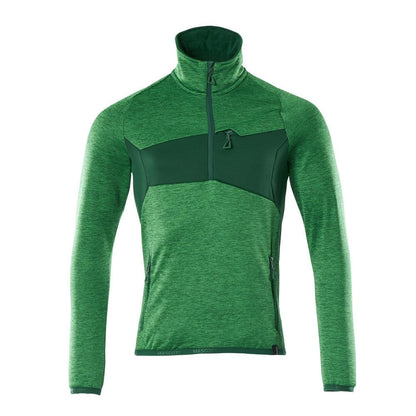 Fleece svetr s krátkým zipem mikrofleecová bunda
