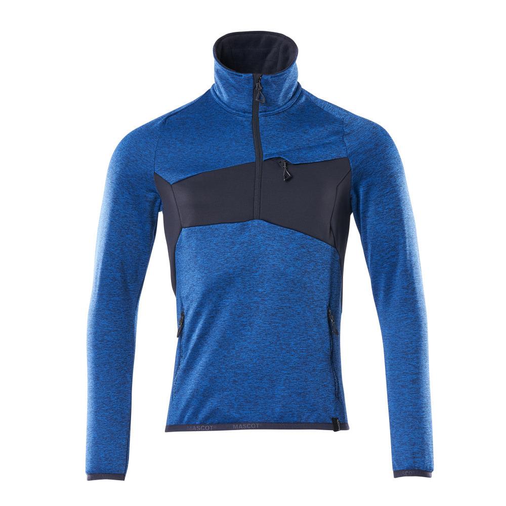 Fleece svetr s krátkým zipem mikrofleecová bunda