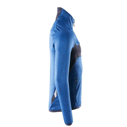 Fleece svetr s krátkým zipem mikrofleecová bunda