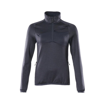 Fleece svetr s krátkým zipem, dámská mikrofleecová bunda