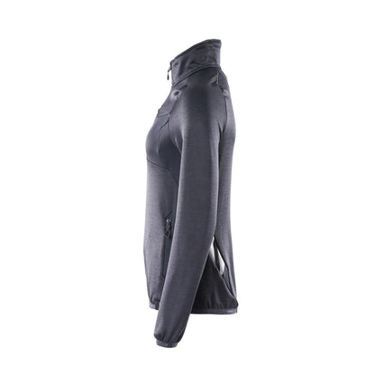 Fleece svetr s krátkým zipem, dámská mikrofleecová bunda
