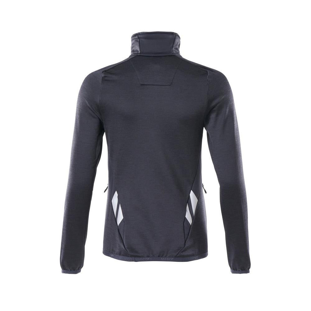 Fleece svetr s krátkým zipem, dámská mikrofleecová bunda