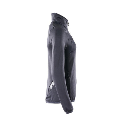 Fleece svetr s krátkým zipem, dámská mikrofleecová bunda