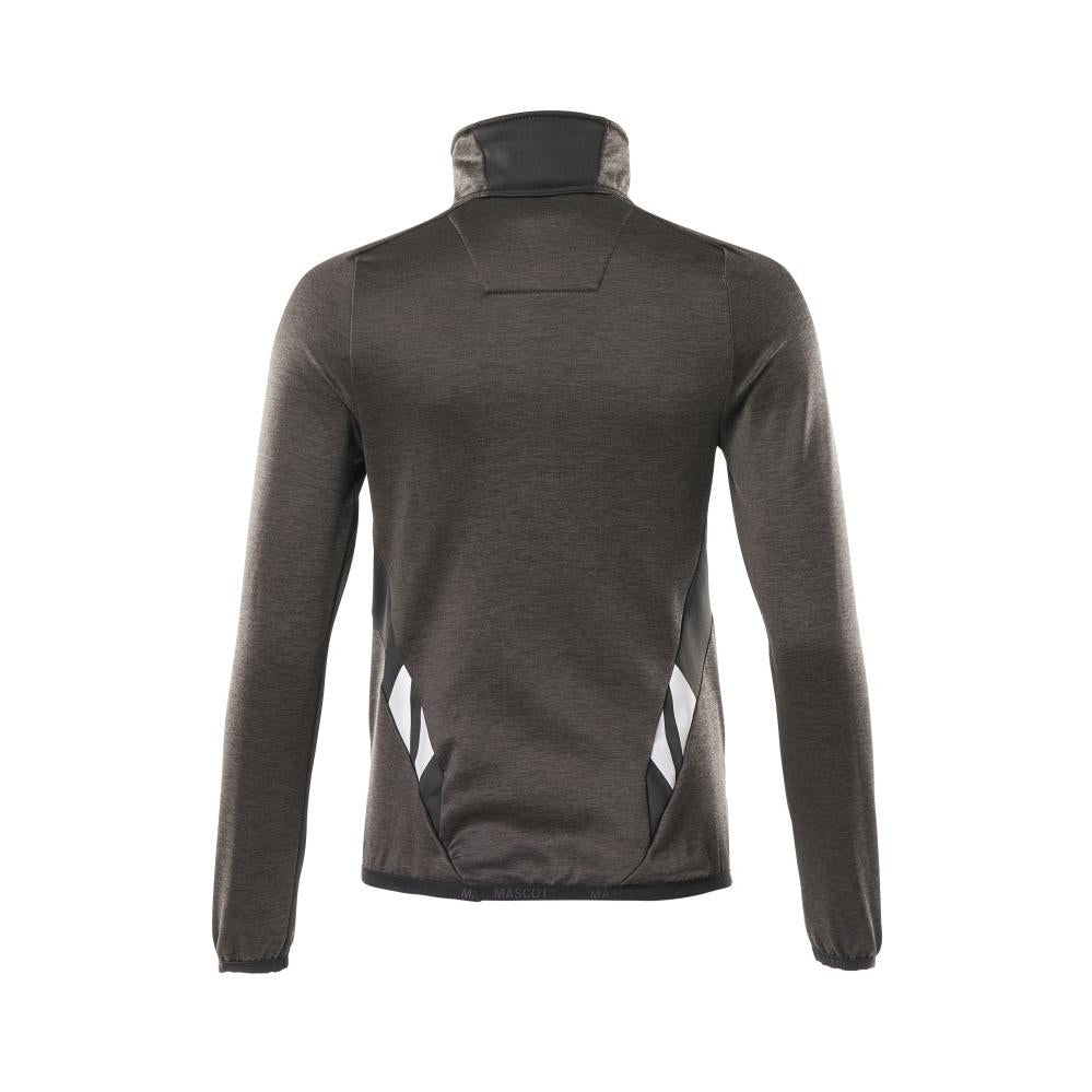 Fleece svetr s krátkým zipem, dámská mikrofleecová bunda