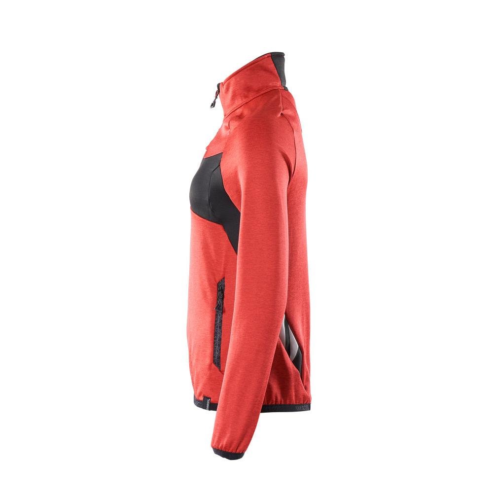 Fleece svetr s krátkým zipem, dámská mikrofleecová bunda