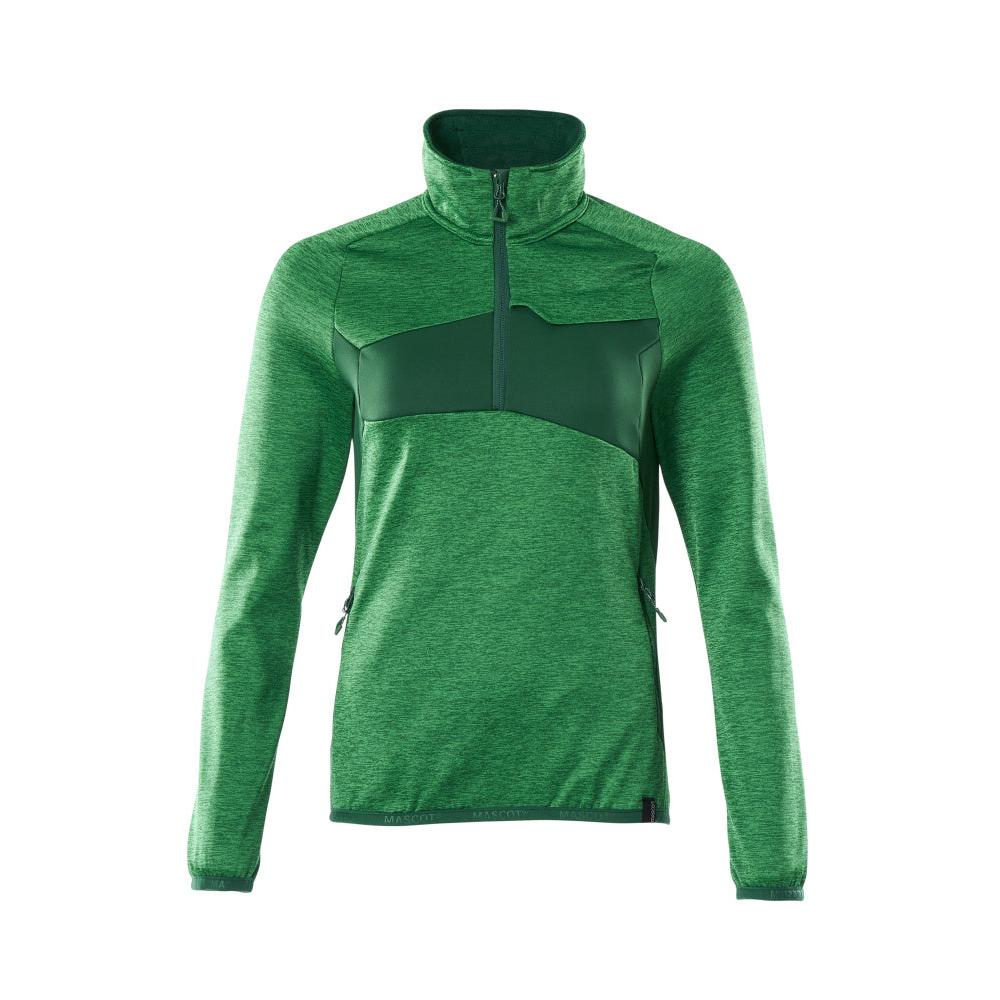 Fleece svetr s krátkým zipem, dámská mikrofleecová bunda