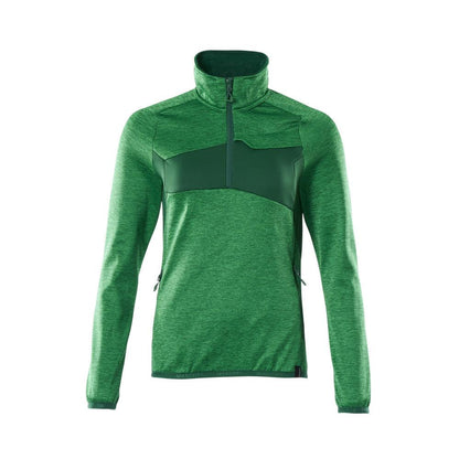 Fleece svetr s krátkým zipem, dámská mikrofleecová bunda
