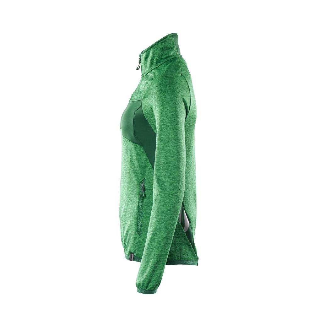 Fleece svetr s krátkým zipem, dámská mikrofleecová bunda