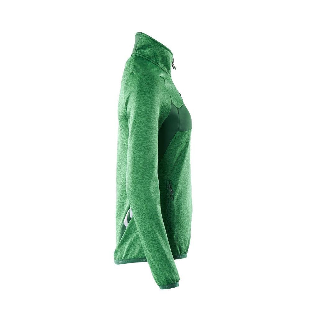 Fleece svetr s krátkým zipem, dámská mikrofleecová bunda
